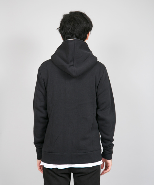 CERCA（チェルカ）の「IP/パイル裏起毛パーカーボタンカーディガン（パーカー・メンズ・チャコールグレー/ライトグレー/ブラック/ベージュ/ネイビー/その他1/その他2/杢グレー・MEDIUM/LARGE/X-LARGE）」の10枚目の写真