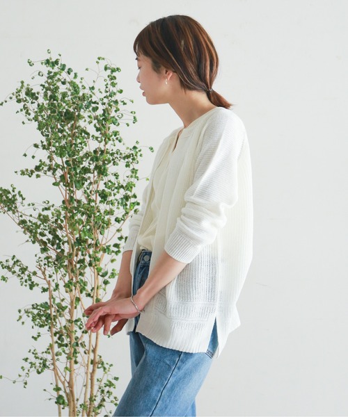 ファッションなデザイン NOMBRE IMPAIR（ノンブルアンペール）の「VERSE ミドル丈 トップス