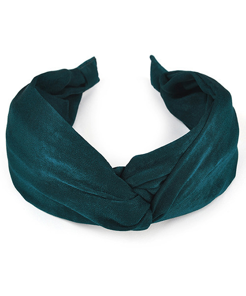 c.u.l(シーユーエル)の「【c.u.l】ジョーゼット風 ターバン風 カチューシャ cula26(カチューシャ・レディース・ブラック/ベージュ/ダークグリーン/グレー/マスタード/ライトピンク・FREE)」の10枚目の写真