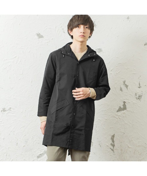 MinoriTY（マイノリティ）の「ロング丈マウンテンパーカー ライトアウター（マウンテンパーカー・メンズ・ベージュ/ネイビー/ブラック・M/L）」の2枚目の写真