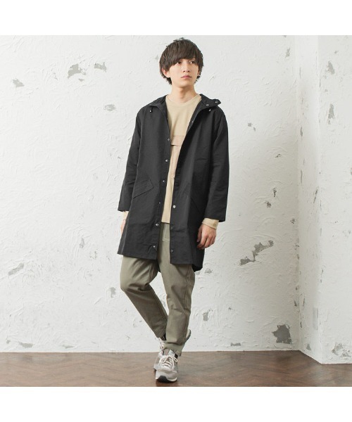 MinoriTY（マイノリティ）の「ロング丈マウンテンパーカー ライトアウター（マウンテンパーカー・メンズ・ベージュ/ネイビー/ブラック・M/L）」の6枚目の写真