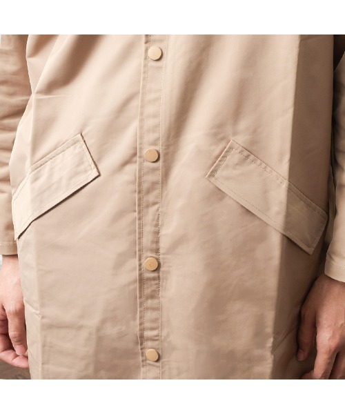 MinoriTY（マイノリティ）の「ロング丈マウンテンパーカー ライトアウター（マウンテンパーカー・メンズ・ベージュ/ネイビー/ブラック・M/L）」の4枚目の写真