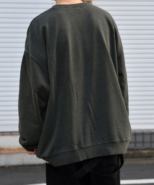 kutir(クティール)の「ピグメントレトロカー裏毛スウェット(スウェット・メンズ・カーキ/チャコールグレー/ライトブラウン・MEDIUM/LARGE/SMALL)」の8枚目の写真