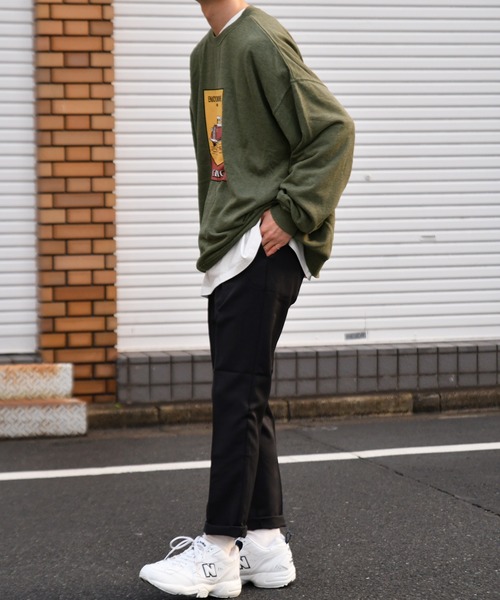 kutir(クティール)の「ピグメントレトロカー裏毛スウェット(スウェット・メンズ・カーキ/チャコールグレー/ライトブラウン・MEDIUM/LARGE/SMALL)」の19枚目の写真