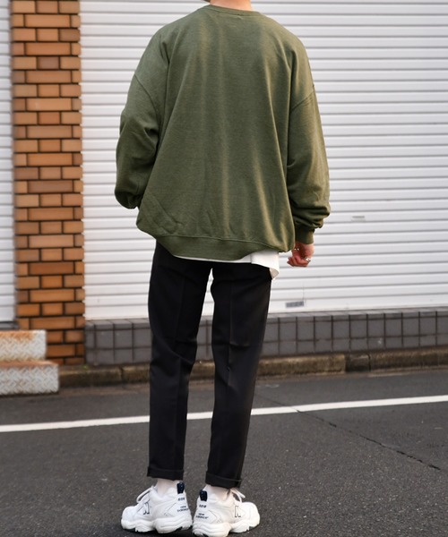 kutir(クティール)の「ピグメントレトロカー裏毛スウェット(スウェット・メンズ・カーキ/チャコールグレー/ライトブラウン・MEDIUM/LARGE/SMALL)」の20枚目の写真