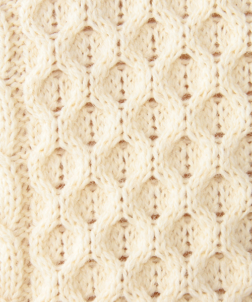 ROSE BUD COUPLES （ローズ バッド カップルズ）の「HIGHLAND CLUB / ケーブル編み ローゲージ ニット（ニット/セーター・メンズ・ホワイト系その他/チャコール/ブルー系その他・MEDIUM/SMALL/LARGE）」の10枚目の写真