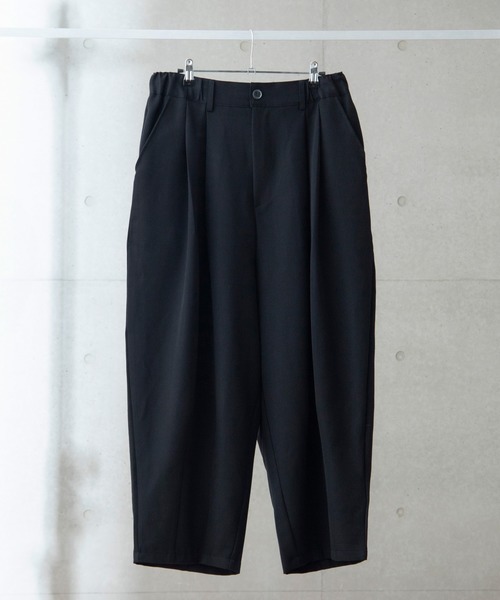 anown（アノン）の「anown/アノン バルーン ワイド バギーパンツ（スラックス・メンズ・ブラック・FREE）」の2枚目の写真