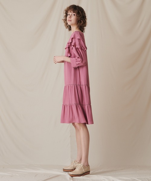 セール ワンピース ワンピース ハシゴレースティアードワンピース ワンピース Supreme La La シュープリームララ のファッション 好評