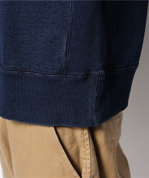 CIAOPANIC（チャオパニック）の「【Ciaopanic】インディゴ染めC/N（スウェット・メンズ・ネイビー/ブラック・MEDIUM/LARGE）」の8枚目の写真