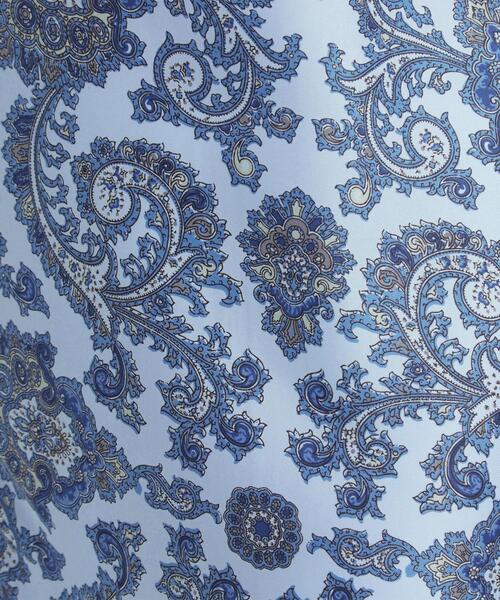 green label relaxing(グリーンレーベルリラクシング)の「FM スカーフプリント キャミワンピース(ワンピース・レディース・ナチュラル/コバルトブルー・FREE)」の11枚目の写真