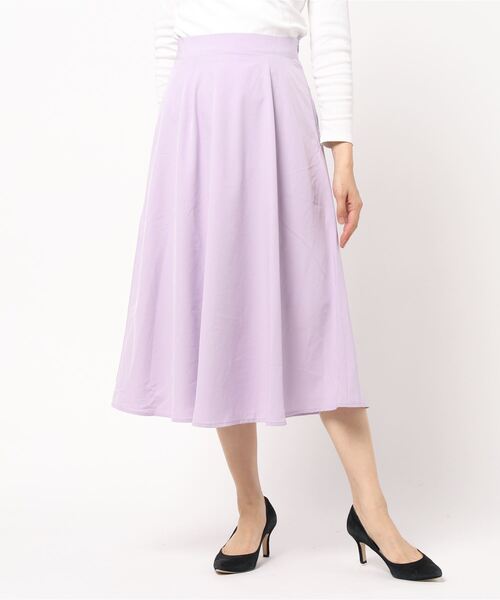 KOBE LETTUCE（コウベレタス）の「マキシ・ミモレ丈2TYPEフレアスカート（スカート・レディース・オフホワイト/ベージュ/ネイビー/ベージュ系その他2/ベージュ系その他3/ピンク系その他2/パープル系その他/ミント/ラベンダー/ピンク系その他/ホワイト系その他/ベージュ系その他/グリーン系その他/ブルー系その他/ブラック系その他/グリーン系その他2/オリーブ/ブルー/ブルー系その他2/ブルー系その他3/グリーン系その他4/ピンク系その他4/ライトブルー/グリーン系その他3/ピンク系その他3・1/2）」の21枚目の写真