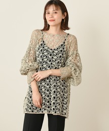 Omekashi | レースオーバーブラウス(シャツ/ブラウス)