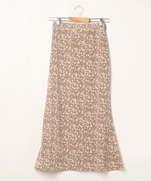 flower（フラワー）の「ニュアンスフラワースカート（スカート・レディース・ベージュ/パープル・SMALL/MEDIUM）」の15枚目の写真