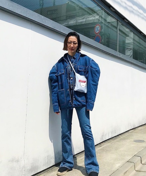 holiday パフスリーブ デニムジャケット カバーオール ホリデイ PUFF SLEEVE DENIM JACKET Ⅱ｜HOLIDAY（ホリデイ）OFFICIAL ONLINE