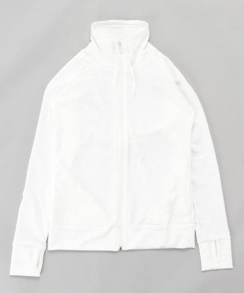 RIKKA FEMME（リッカファーム）の「リッカファム M184 長袖ラッシュガード（ラッシュガード・レディース・ホワイト/チャコールグレー/ブラック・M/L/S）」の7枚目の写真