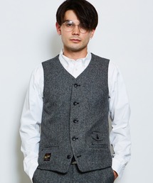 Tweed Glencheck Vest グレンチェック ベスト