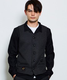 Tweed Glencheck Vest グレンチェック ベスト