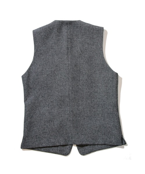 ROTAR(ローター)の「Tweed Glencheck Vest グレンチェック ベスト(ベスト・メンズ・チャコールグレー/グレー・X-LARGE/LARGE/MEDIUM)」の3枚目の写真