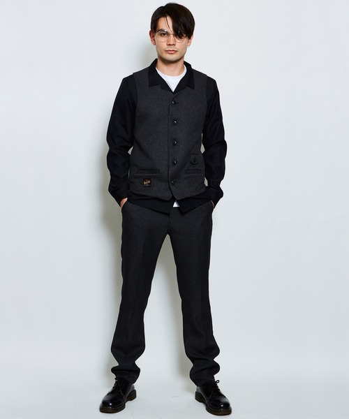 ROTAR(ローター)の「Tweed Glencheck Vest グレンチェック ベスト(ベスト・メンズ・チャコールグレー/グレー・X-LARGE/LARGE/MEDIUM)」の11枚目の写真