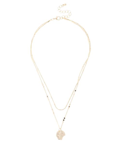 AMERICAN HOLIC（アメリカンホリック）の「2連コインネックレス（ネックレス・レディース・シルバー/ゴールド・FREE）」の5枚目の写真