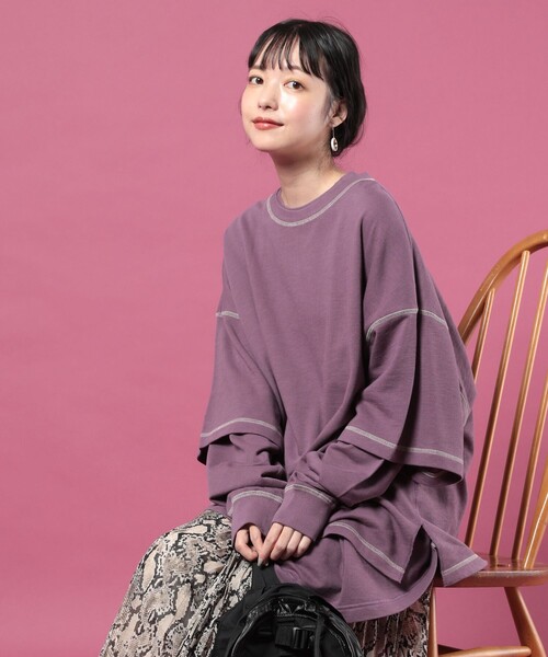 FREAK'S STORE（フリークスストア）の「レイヤードミニ裏毛プル
