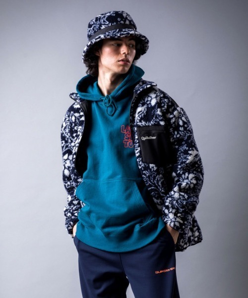 Quiksilver（クイックシルバー）の「CLASSIC BOA STAND/クイックシルバー ボア ジップアップ もこもこ（スウェット・メンズ・ネイビー/ブルー系その他/ブラウン/ベージュ・LARGE/MEDIUM/X-LARGE/SMALL/XX-LARGE）」の12枚目の写真