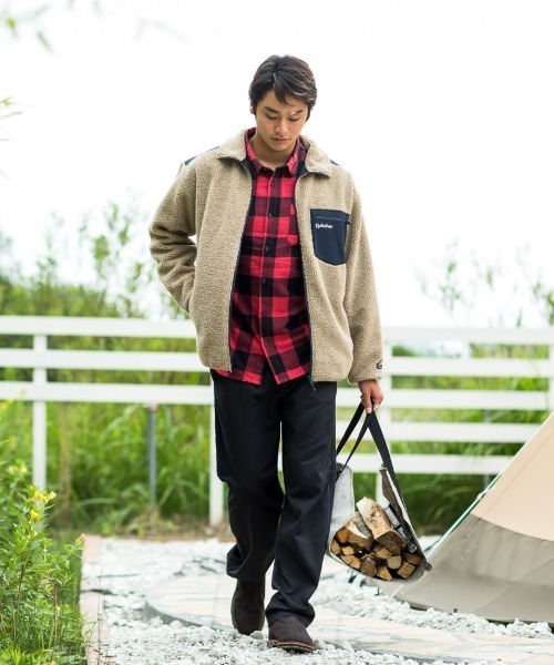 Quiksilver（クイックシルバー）の「CLASSIC BOA STAND/クイックシルバー ボア ジップアップ もこもこ（スウェット・メンズ・ネイビー/ブルー系その他/ブラウン/ベージュ・LARGE/MEDIUM/X-LARGE/SMALL/XX-LARGE）」の8枚目の写真
