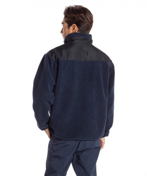 Quiksilver（クイックシルバー）の「CLASSIC BOA STAND/クイックシルバー ボア ジップアップ もこもこ（スウェット・メンズ・ネイビー/ブルー系その他/ブラウン/ベージュ・LARGE/MEDIUM/X-LARGE/SMALL/XX-LARGE）」の11枚目の写真