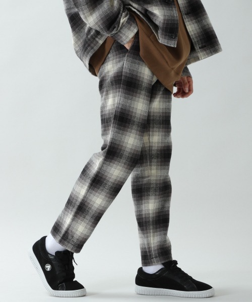 RAGEBLUE（レイジブルー）の「起毛チェックイージーパンツ/898134（スラックス・メンズ・グレー/ピンク・MEDIUM/LARGE）」の7枚目の写真
