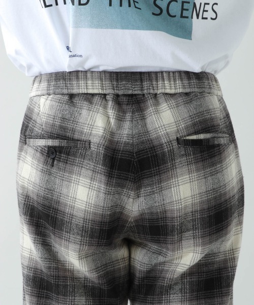 RAGEBLUE（レイジブルー）の「起毛チェックイージーパンツ/898134（スラックス・メンズ・グレー/ピンク・MEDIUM/LARGE）」の14枚目の写真