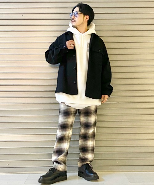 RAGEBLUE（レイジブルー）の「起毛チェックイージーパンツ/898134（スラックス・メンズ・グレー/ピンク・MEDIUM/LARGE）」の22枚目の写真