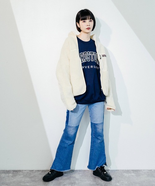 KANGOL（カンゴール）の「KANGOL 別注 オーバーサイズ ボアジャケット