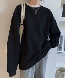 ビッグシルエットクルーネックスウェット