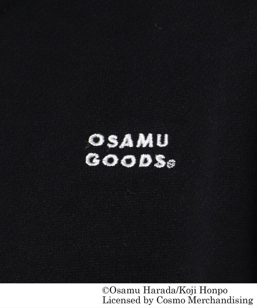 新品タグ付き♪ オサムグッズ パーカー フーディ 黒 ブラック L レアデザイン OSAMU GOODS（オサムグッズ）の「【WEB限定】OSAMUGOODS/オサム