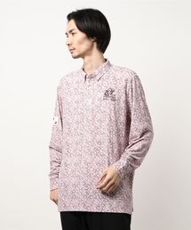 《ZOY》MENS スノープリント 長袖ポロシャツ