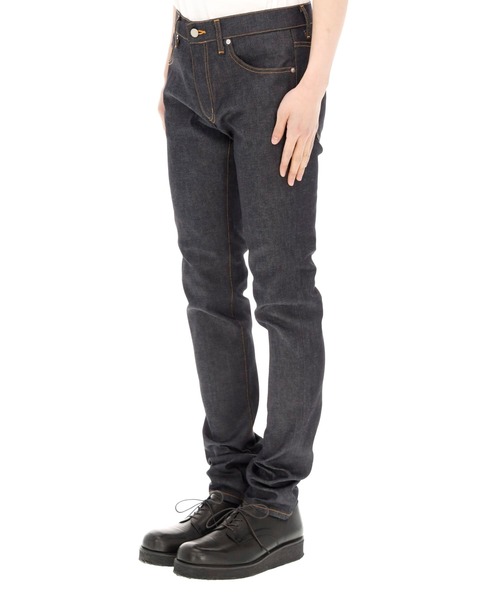 John Lawrence Sullivan リジットデニムスキニーパンツ デニムパンツ John Lawrence Sullivan ジョンローレンスサリバン のファッション通販 Zozotown