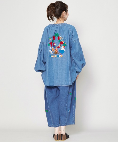 チャイハネ（チャイハネ）の「【チャイハネ】アイレリブレ刺繍デニム 