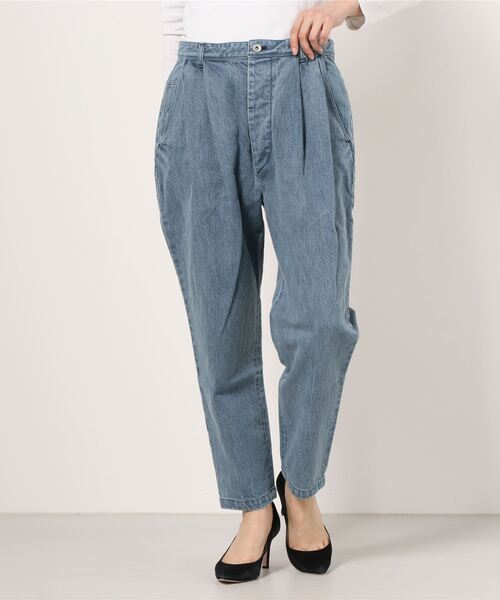 IKKUNA（イクナ）の「tapered denim pants ／テーパードデニムパンツ 