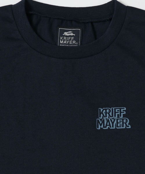 KRIFF MAYER Kid's Collection（クリフメイヤーキッズコレクション）の「UVカットさらロゴTEE（Tシャツ/カットソー・キッズ・オフホワイト/ライトグリーン/ネイビー/サックスブルー・120/130/160/140/170/150）」の7枚目の写真