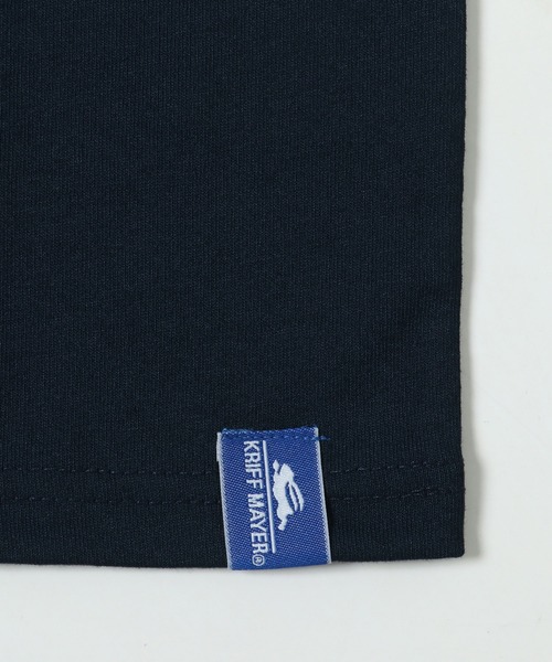 KRIFF MAYER Kid's Collection（クリフメイヤーキッズコレクション）の「UVカットさらロゴTEE（Tシャツ/カットソー・キッズ・オフホワイト/ライトグリーン/ネイビー/サックスブルー・120/130/160/140/170/150）」の8枚目の写真