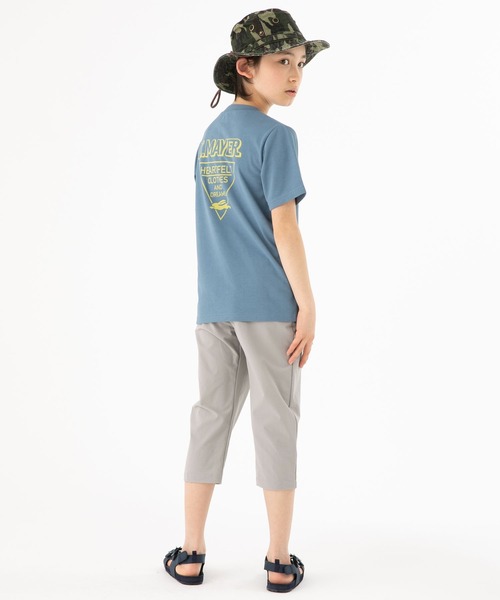 KRIFF MAYER Kid's Collection（クリフメイヤーキッズコレクション）の「UVカットさらロゴTEE（Tシャツ/カットソー・キッズ・オフホワイト/ライトグリーン/ネイビー/サックスブルー・120/130/160/140/170/150）」の12枚目の写真