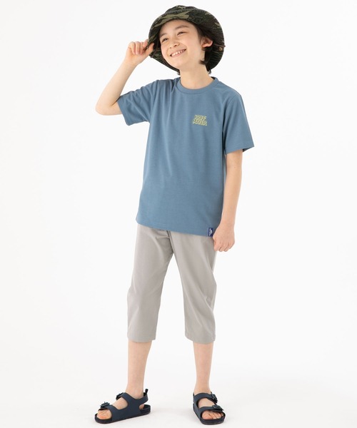 KRIFF MAYER Kid's Collection（クリフメイヤーキッズコレクション）の「UVカットさらロゴTEE（Tシャツ/カットソー・キッズ・オフホワイト/ライトグリーン/ネイビー/サックスブルー・120/130/160/140/170/150）」の13枚目の写真