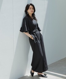 Happy John | フレアシルエットジャンプスーツ(つなぎ/オールインワン)