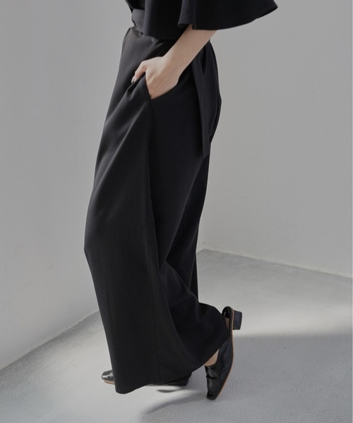 Happy John（ハッピージョン）の「フレアシルエットジャンプスーツ（つなぎ/オールインワン・レディース・ブラック/ベージュ・FREE）」の16枚目の写真