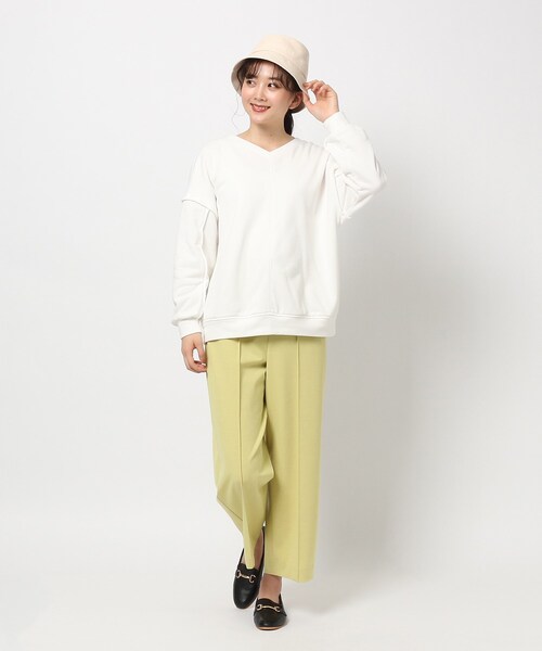 THE SHOP TK (ザ ショップ ティーケー )の「◆【VERY6月号掲載】【抗菌防臭】合皮バケットハット(ハット・レディース・ブラック/オフホワイト・99)」の5枚目の写真