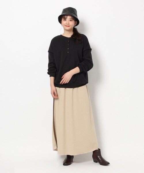 THE SHOP TK (ザ ショップ ティーケー )の「◆【VERY6月号掲載】【抗菌防臭】合皮バケットハット(ハット・レディース・ブラック/オフホワイト・99)」の3枚目の写真