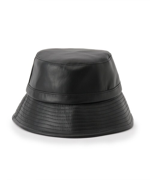THE SHOP TK (ザ ショップ ティーケー )の「◆【VERY6月号掲載】【抗菌防臭】合皮バケットハット(ハット・レディース・ブラック/オフホワイト・99)」の8枚目の写真