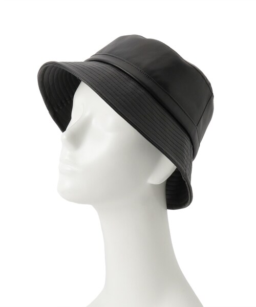 THE SHOP TK (ザ ショップ ティーケー )の「◆【VERY6月号掲載】【抗菌防臭】合皮バケットハット(ハット・レディース・ブラック/オフホワイト・99)」の15枚目の写真
