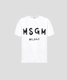 MSGM | MSGM ブラッシュロゴTシャツ(Tシャツ/カットソー)