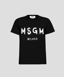 MSGM | MSGM ブラッシュロゴTシャツ(Tシャツ/カットソー)